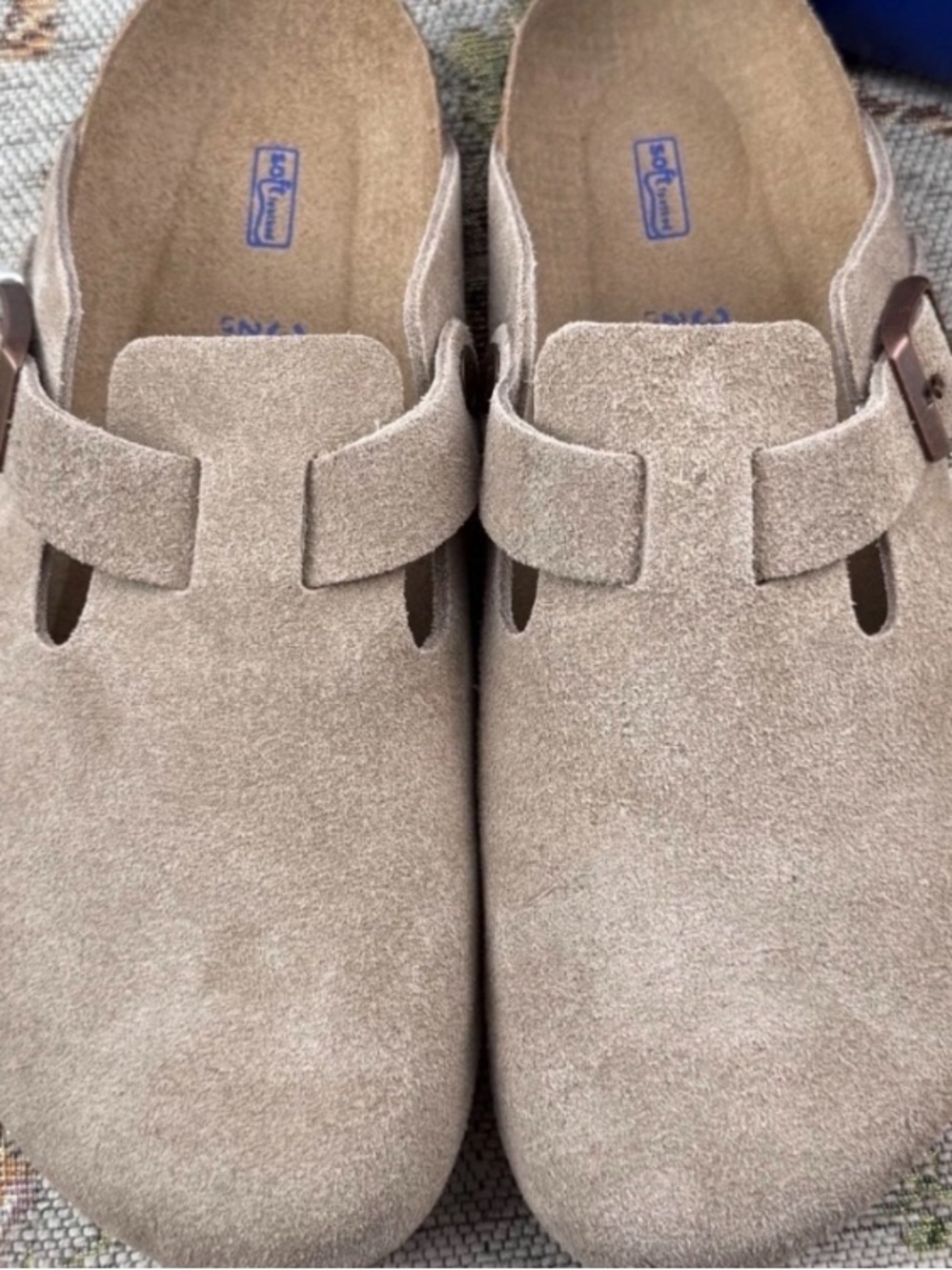 Birkenstock Boston Clogs Taupe 6-6.5 Brand New